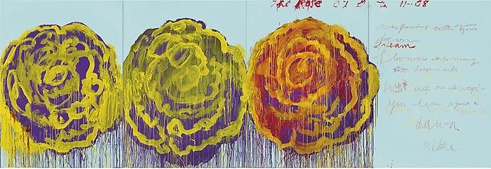 The Rose (III), 2008 by Cy Twombly
