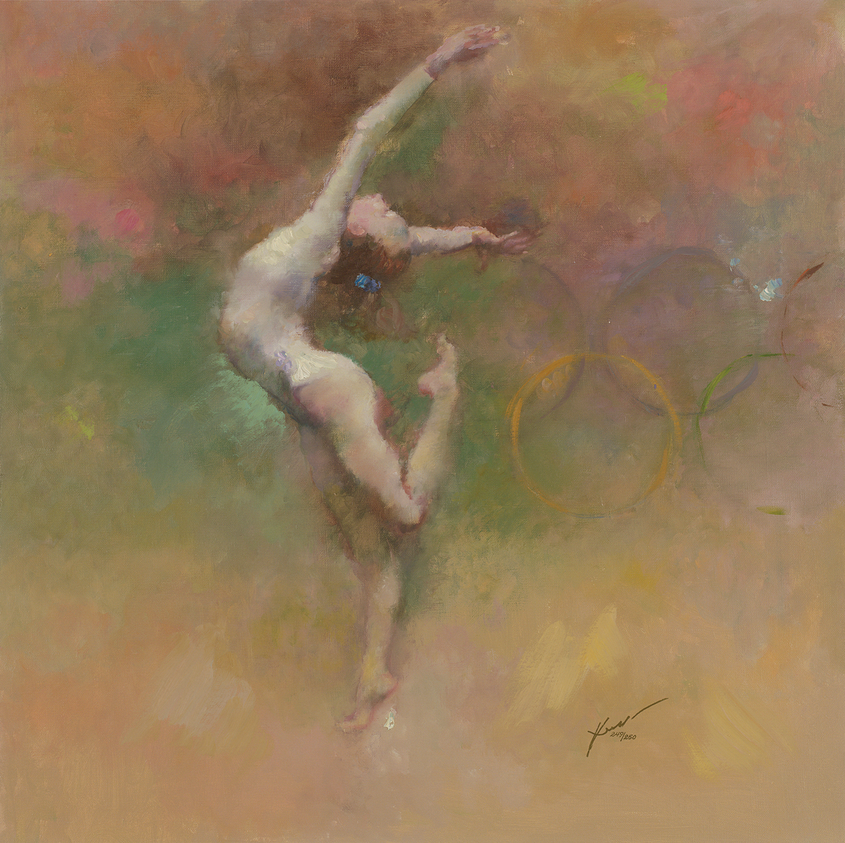 "Olympic Dreams" (2008), Hua Chen. Park West Gallery Collection