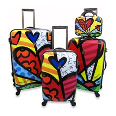 romero britto luggage sale