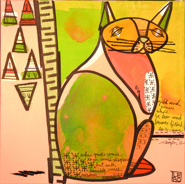 The totems of Lebo: Owls and cats - Park West Artists