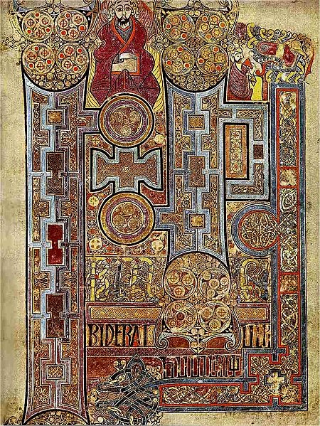 medieval illuminated manuscripts were made of