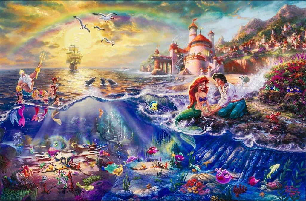 Disney Dreams: Thomas Kinkade Brings Classic Disney Moments to Life