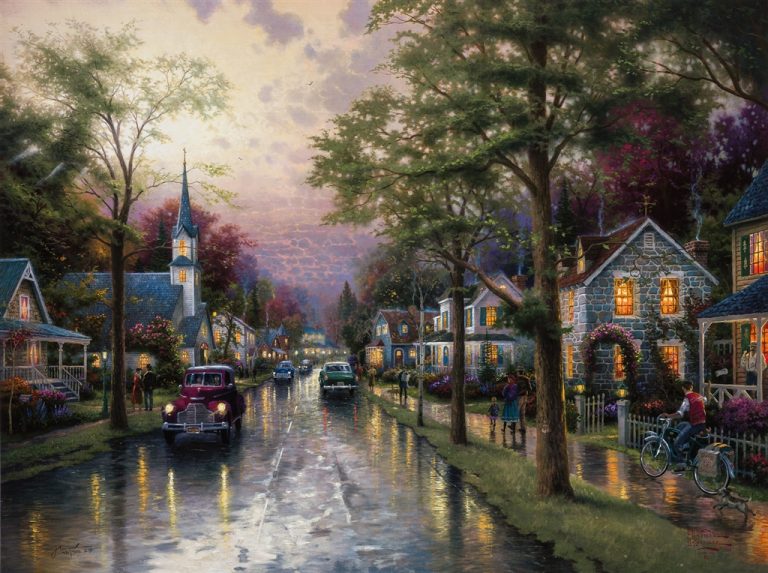 Thomas Kinkade Reveals The Inspirations Behind 10 Of His Iconic Works   Im819960 768x573 