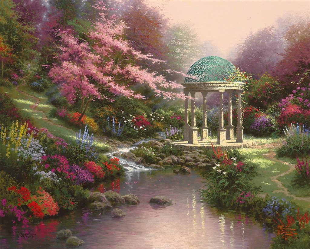 Thomas Kinkade - The "Painter Of Light" At Park West Gallery