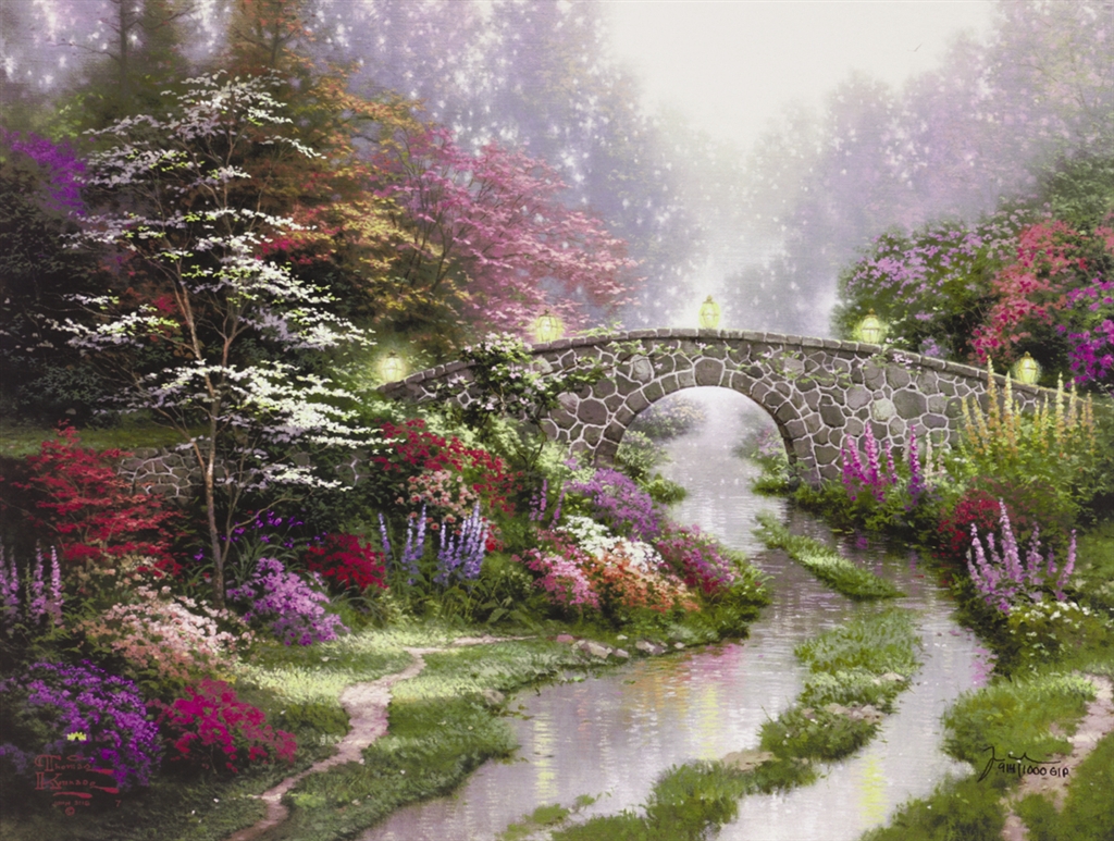 Thomas Kinkade - The "Painter Of Light" At Park West Gallery